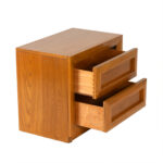 THOMASVILLE Oak Two Drawer Nightstand - Image 5