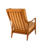 Vintage Danish Modern Lounge Chair and Ottoman - Image 7
