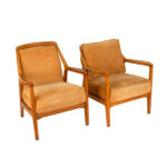 Vintage Pair Danish Modern Armchairs