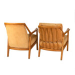 Vintage Pair Danish Modern Armchairs - Image 9