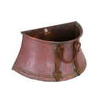 Vintage Hand Forged Copper Wall Mounted Pot - Image 2