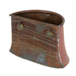 Vintage Hand Forged Copper Wall Mounted Pot - Image 4
