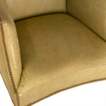 WHITTEMORE SHERRILL Metropolitan Collection Leather Accent Armchair - Image 4