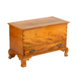 Chippendale Style Tiger Maple Blanket Chest - Image 2