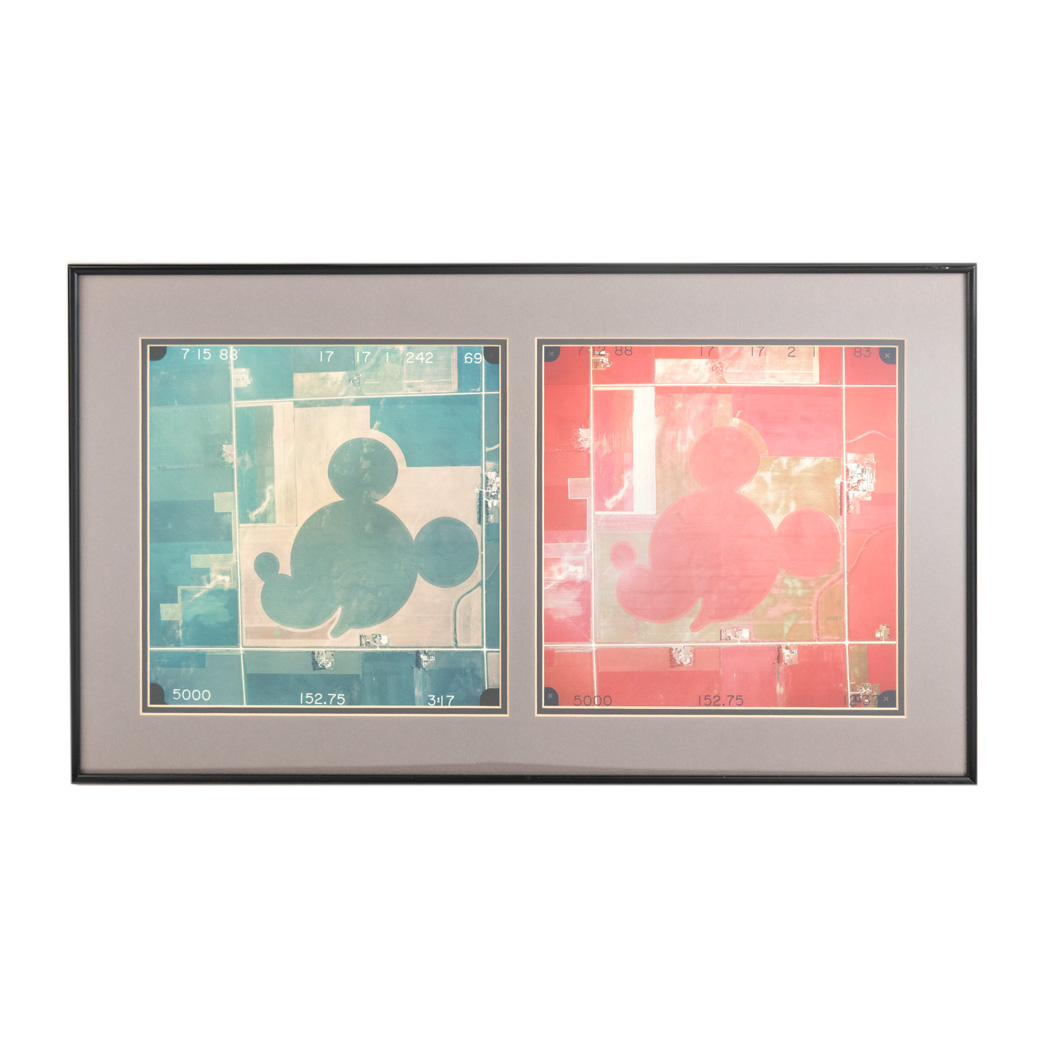 ZJKW_356-2 Mickey Mouse Crop Circle Print - Image 1