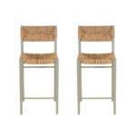 Pair of SERENA AND LILY Portside Counter Stools