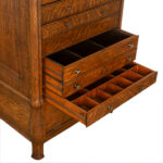 Antique Tiger Oak National Cash Register Base - Image 6