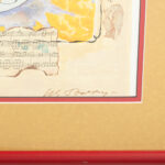 ALEXANDER AND WISSOTZKY “Red Bouquet” Limited Edition Serigraph - Image 5