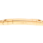 Diamond and Emerald Tennis Bracelet in 14 Karat Gold - Image 3