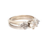 1 Carat Total Weight Diamond Wedding Set in 14 Karat Gold - Image 4