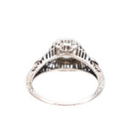 Antique Art Deco Diamond Ring in 14 Karat Gold - Image 4