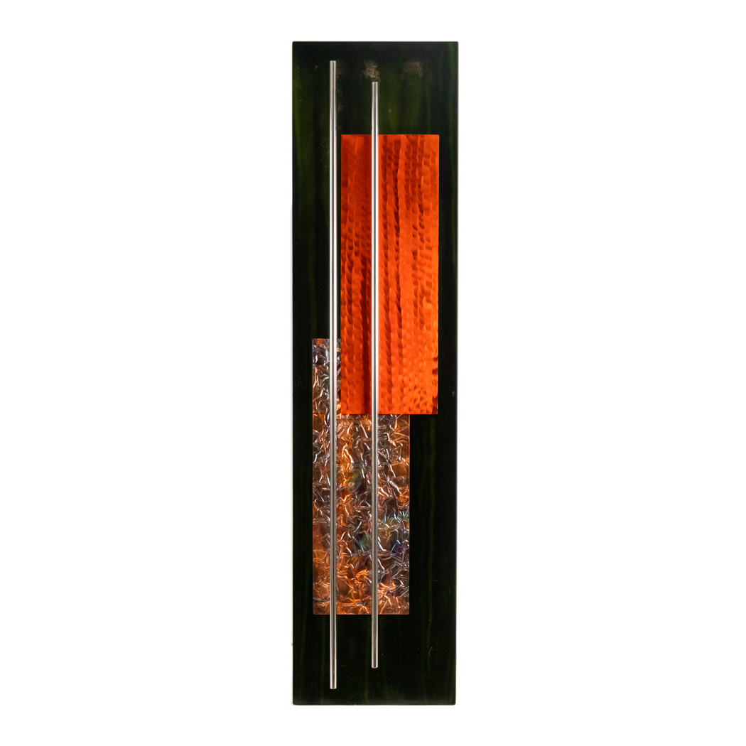 XNLK_126-2 JIMMY LANGFORD and CONNIE INGMIRE Mixed Metal Wall Sculpture - Image 1