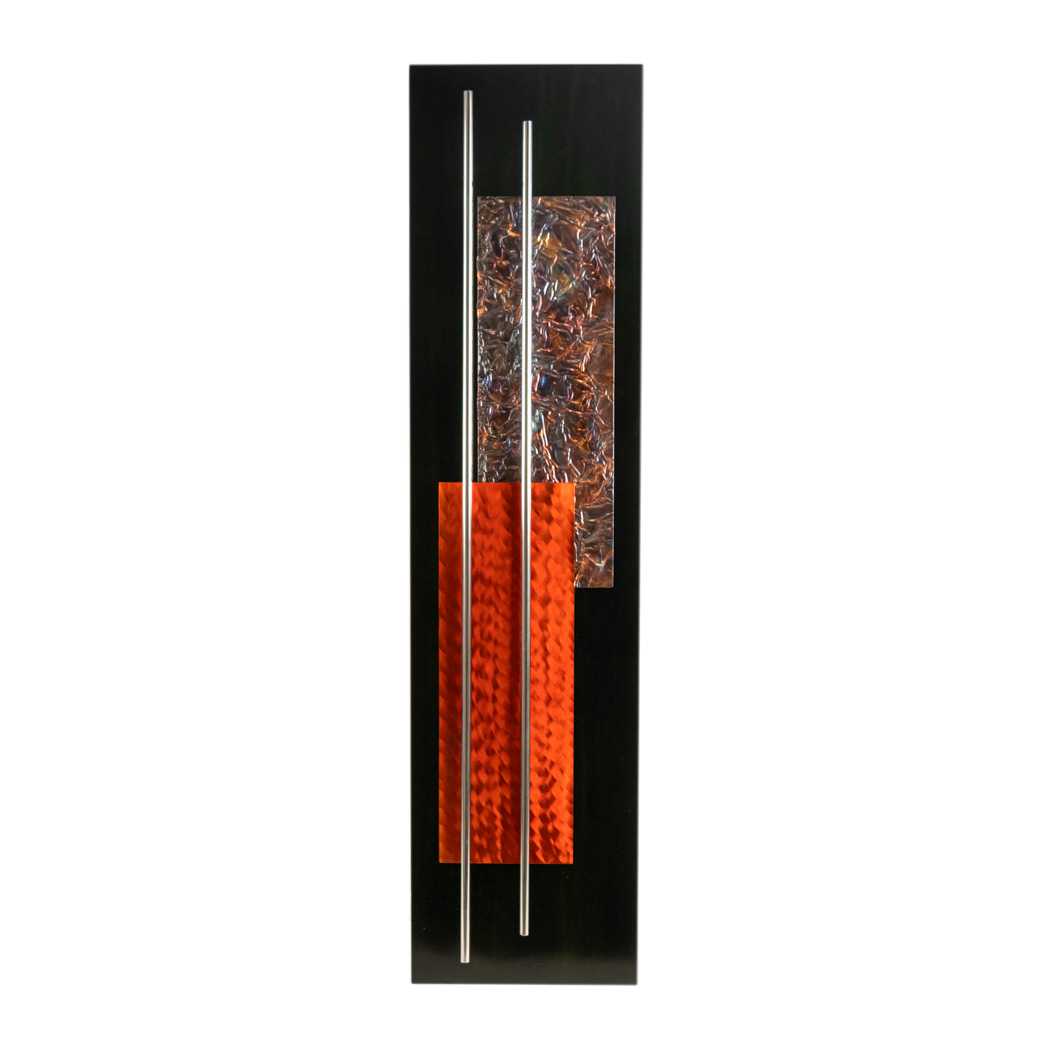 XNLK_127-2 JIMMY LANGFORD and CONNIE INGMIRE Mixed Metal Wall Sculpture - Image 1
