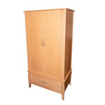 BARONET Blonde Wood Armoire