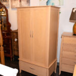 BARONET Blonde Wood Armoire - Image 6