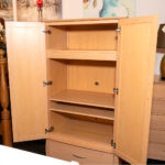 BARONET Blonde Wood Armoire - Image 4