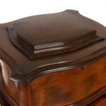 Antique REGINA Double Comb Disc Music Box in Serpentine Mahogany Cabinet - Image 3