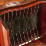 Antique REGINA Double Comb Disc Music Box in Serpentine Mahogany Cabinet - Image 7