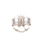 Pair of 1.65 Carat Total Weight Princess Cut Diamond Stud Earrings in Platinum - Image 4