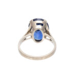 Vintage Sapphire Doublet Ring in 14 Karat Gold - Image 4
