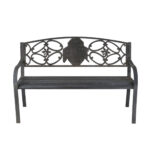 OHIO STATE Themed Cast Aluminum Outdoor Bench