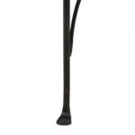 Set of 2 Modernist Wrought Iron Face Back Accent Chairs - Image 6