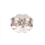 Pair of Diamond Stud Earrings in 14 Karat White Gold - Image 4