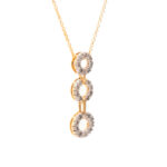 Diamond Pendant Necklace in 14 Karat Gold - Image 2