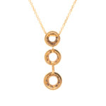 Diamond Pendant Necklace in 14 Karat Gold - Image 3
