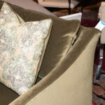NORWALK FURNITURE Sofa in Moss Green Velvet Upholstery - Image 2