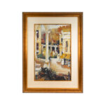 DENNIS CAMPAY Limited Edition Stylized Street Scene Print