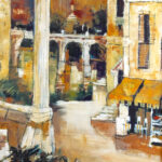 DENNIS CAMPAY Limited Edition Stylized Street Scene Print - Image 2