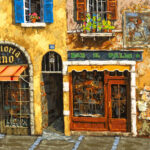 VIKTOR SHVAIKO “Buon Giorno” Hand Embellished Giclee on Canvas - Image 2