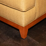 ETHAN ALLEN Track Arm Sofa in Gold Upholstery - Image 5