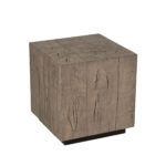 RESTORATION HARDWARE Reclaimed Wood Plinth Side Table
