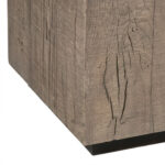 RESTORATION HARDWARE Reclaimed Wood Plinth Side Table - Image 3