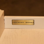 HICKORY WHITE Oval Writing Desk in Off White Finish - Image 6