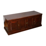 Media Stand in Brown Cherry Finish