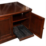Media Stand in Brown Cherry Finish - Image 6