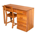Vintage BRANDT RANCH Oak Desk with Chair