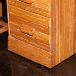 Vintage BRANDT RANCH Oak Desk with Chair - Image 3