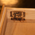 Vintage BRANDT RANCH Oak Desk with Chair - Image 10