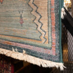 3’11” x 5’10” Handmade Wool Tribal Gabbeh Rug - Image 4