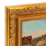 IVAN VASILIEV “An Old Farmstead” Original Oil on Board - Image 2