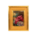 EMILE VOIZARD “A Quiet Moment” Original Oil on Board