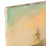 Vintage Signed Original Oil Venetian Canal Scene on Canvas - Image 2