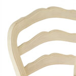 Pair of POTTERY BARN White Ladder Back Counter Stools with Woven Seats - Image 3