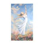 LUCIE BILODEAU “Dancing in Monet’s Field” Original Oil on Canvas