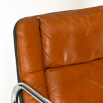Vintage Pair of SELIG Mid Century Modern Tubular Steel Framed Chairs - Image 2