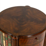 MAITLAND SMITH Round Faux Book Table - Image 3